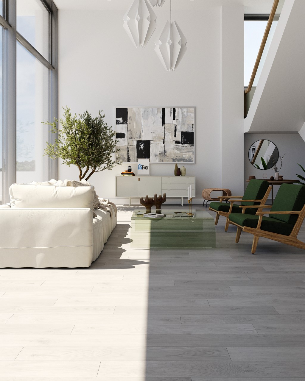 Виниловый ламинат CM Floor ScandiWood SPC01 Дуб Серый без подложки уп Виниловый ламинат CM Floor ScandiWood SPC01 Дуб Серый без подложки уп.2,19м2
